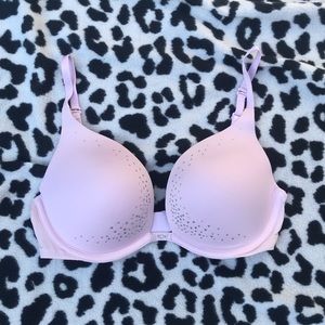 Victoria Secret Rhinestone Pink Bra Push-up 32D